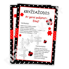 Kryžiažodis "Boružė"