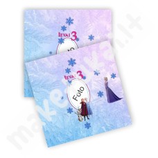 Saldainių popieriukai "Frozen - Ledo šalis - Ana - Elza" su foto