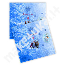 Saldainių popieriukai "Frozen - ledo šalis - Ana - Elza" 