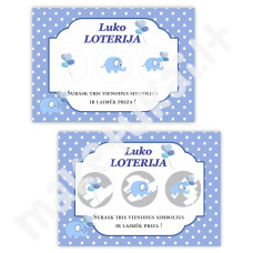 Loterija "Drambliukas - balta - melsva"