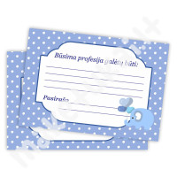 Profesijos spėjimo kortelė "Drambliukas - melsva"