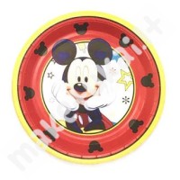 Vienkartinės popierinės lėkštės 10 vnt Mickey Mouse