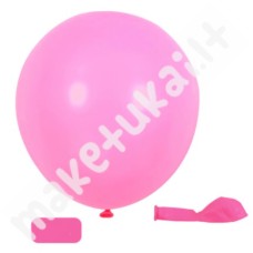 Maži rožiniai balionai 13 cm, 5 vnt