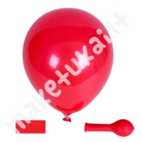 Maži raudoni balionai 13 cm, 5 vnt