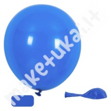 Maži mėlyni balionai 13 cm, 5 vnt