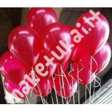 Raudonos spalvos balionai 21 cm, 5 vntt